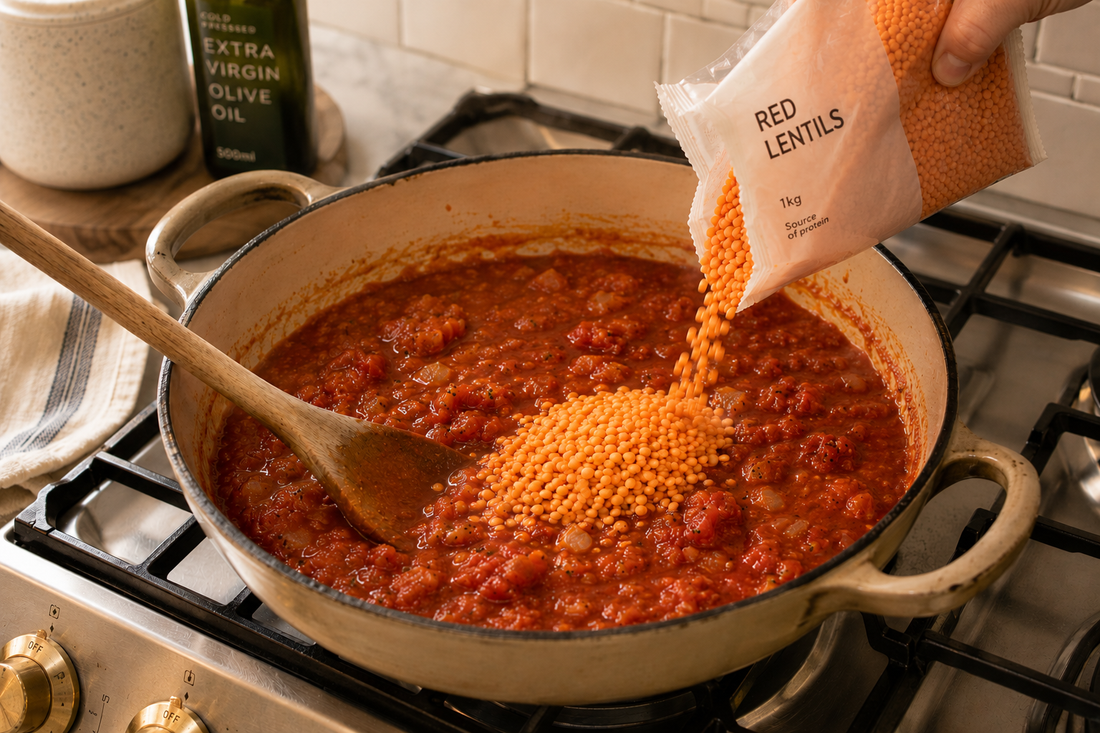 Find five grams of fibre.