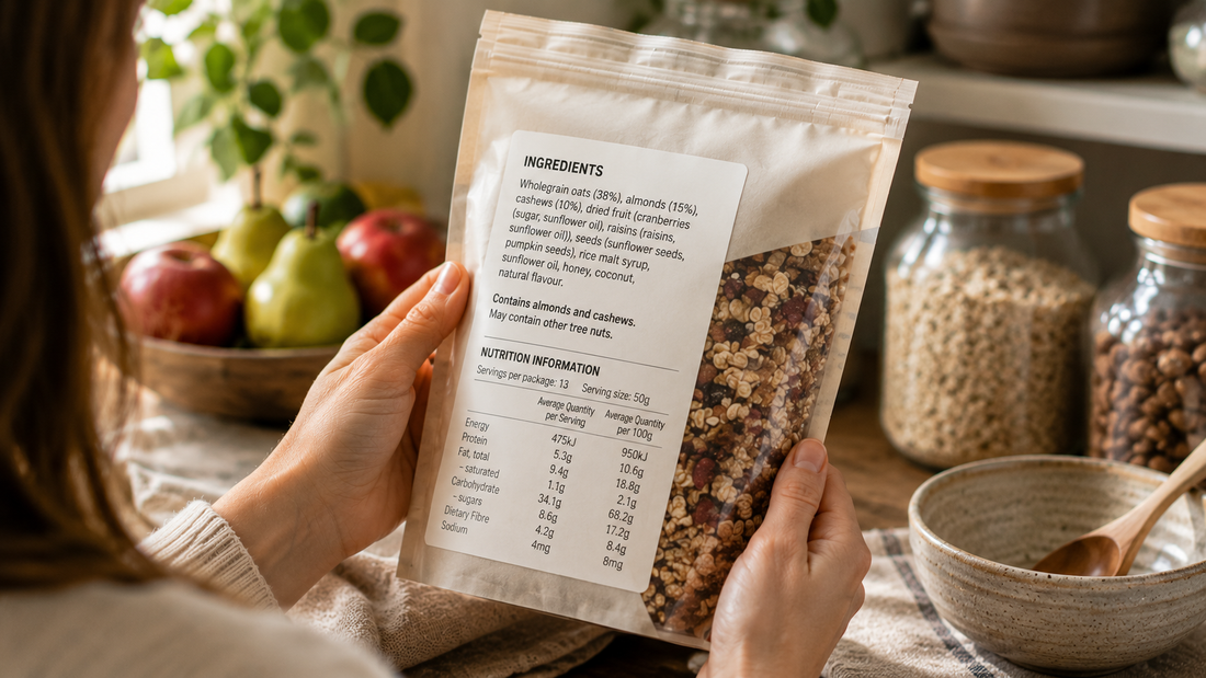 How to read an ingredient list, starting with the first three.